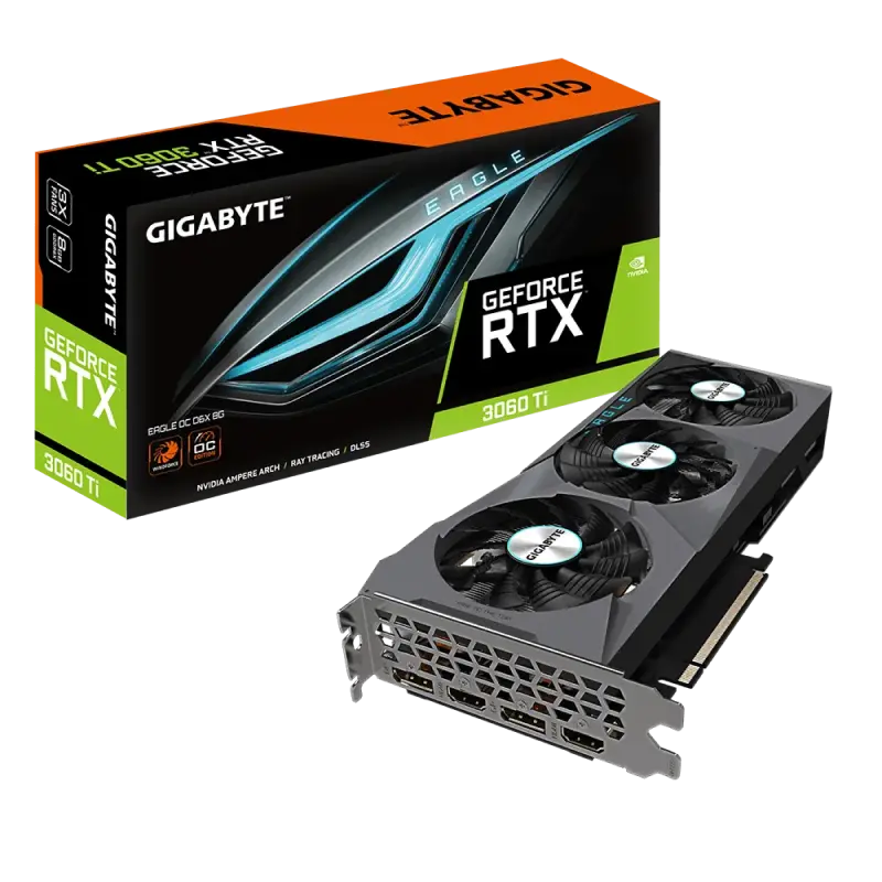 Placă Video Gigabyte GV-N306TXEAGLE OC-8GD,  8GB GDDR6 256bit (GV-N306TXEAGLE OC-8GD)