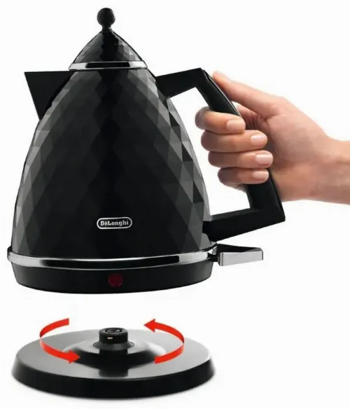 Fierbător electric De'Longhi Brillante, Negru