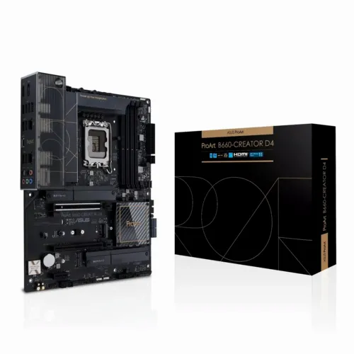 Placă de bază ASUS PROART B660-CREATOR D4, LGA1700, Intel B660, ATX