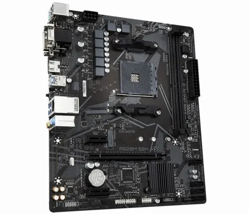 Материнская плата Gigabyte A520M S2H 1.0, AM4, AMD A520, Micro-ATX