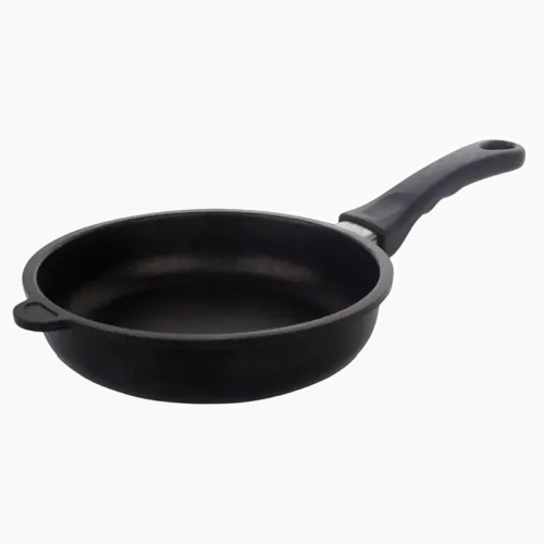 Сковорода AMT Gastroguss AMT-520-E, 1л, 20см, Чёрный