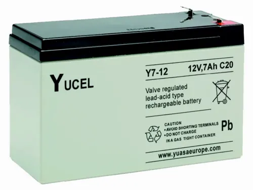 Источник бесперебойного питания Yuasa Yucel Y7-12 , 12В 7Ач