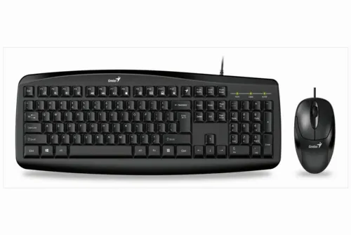 Set Tastatură + Mouse Genius Smart KM-200, Cu fir, Negru