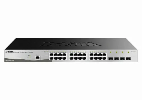 Switch de rețea D-Link DGS-1210-28/ME, 24x 10/100/1000 Mbps, 4x SFP