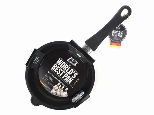 Сковорода AMT Gastroguss AMT-520-E, 1л, 20см, Чёрный