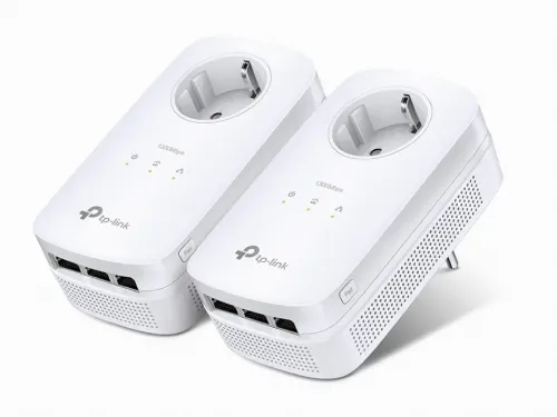 Адаптер Powerline TP-LINK TL-PA8030P KIT, AV1300, 1300 Mбит/c, Белый
