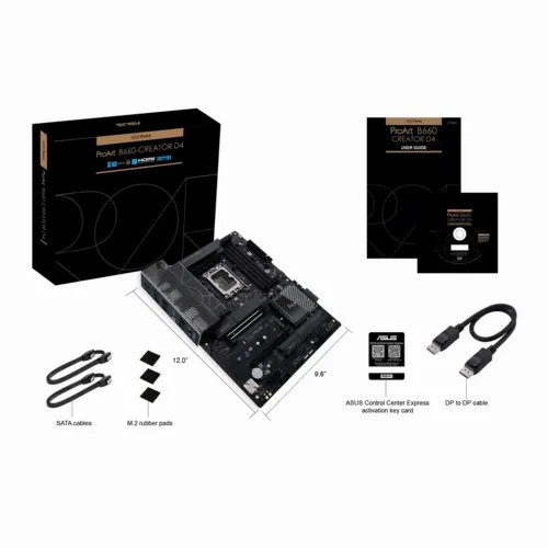 Placă de bază ASUS PROART B660-CREATOR D4, LGA1700, Intel B660, ATX
