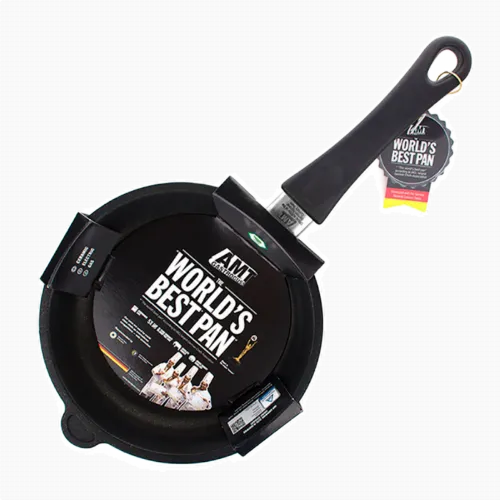 Сковорода AMT Gastroguss AMT-520-E, 1л, 20см, Чёрный