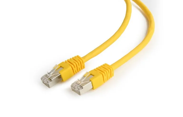Патч-корд Cablexpert PP6-1M/Y, Cat6 FTP , 1м, Жёлтый