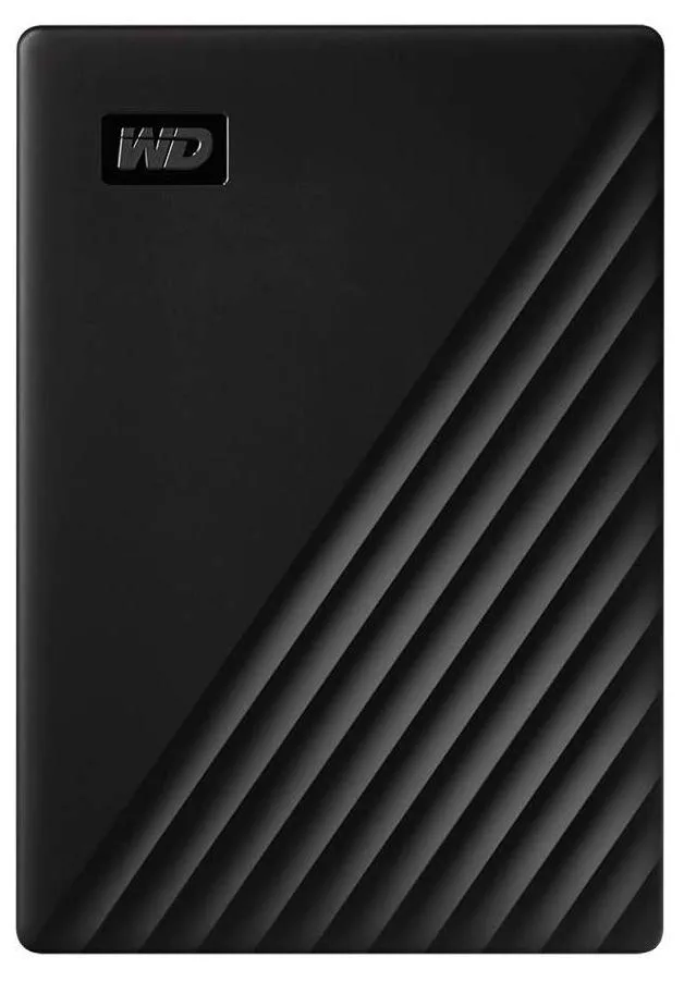 Внешний портативный жесткий диск Western Digital WD My Passport,  2 TB, Чёрный (WDBYVG0020BBK-WESN)