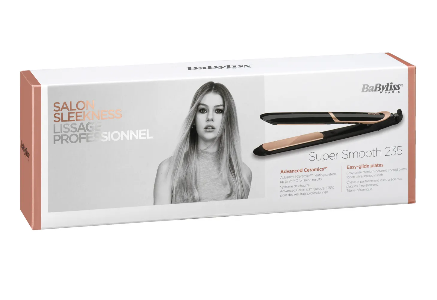 Выпрямитель для волос BaByliss Super Smooth ST393E, Чёрный