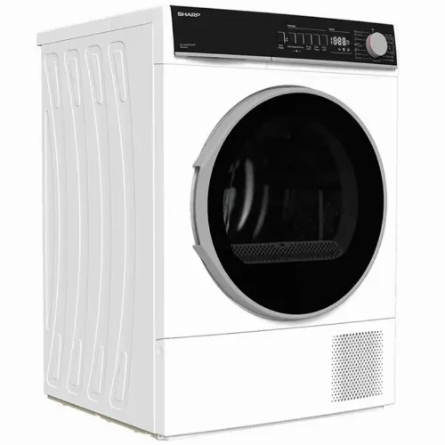 Сушильная машина Sharp KDNHB9S7GW2EE, 9кг, Белый