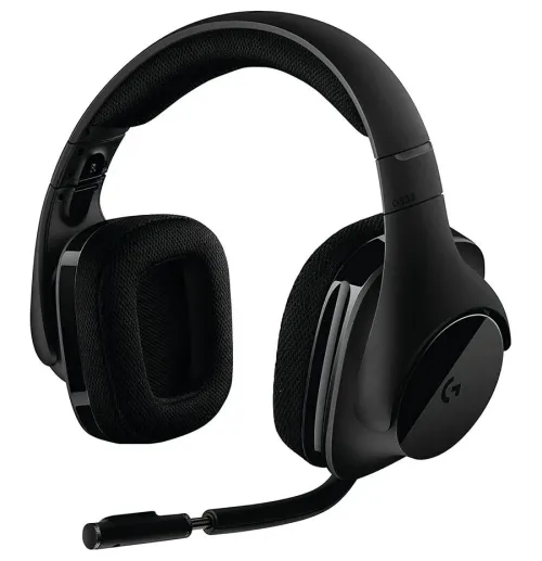 Căști gaming Logitech G533, Wireless/Cu fir, Negru