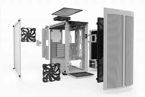 Carcasă PC be quiet! Pure Base 500DX , Midi-Tower, ATX PS2 , Alb