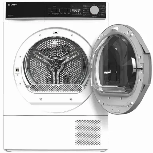Сушильная машина Sharp KDNHB9S7GW2EE, 9кг, Белый