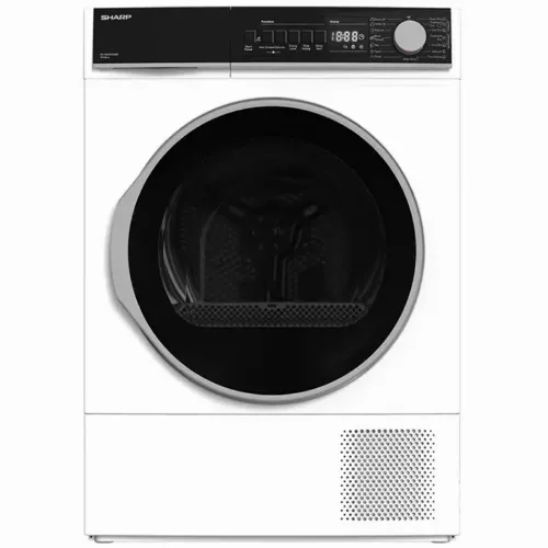 Сушильная машина Sharp KDNHB9S7GW2EE, 9кг, Белый