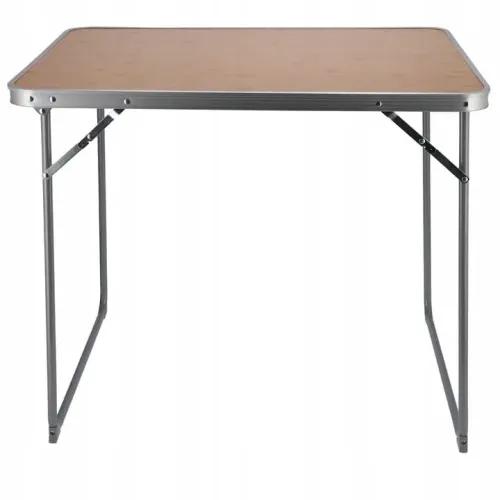 Masa de camping pliabila cu blat maro JUMI 70x80x60