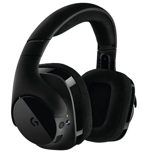Căști gaming Logitech G533, Wireless/Cu fir, Negru