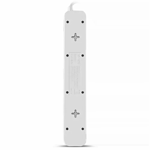 Сетевой фильтр SVEN SF-05LU, 5 Розеток, 3 м, Белый