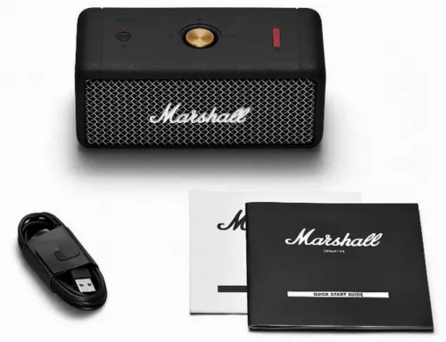 Портативная колонка Marshall Emberton, Чёрный