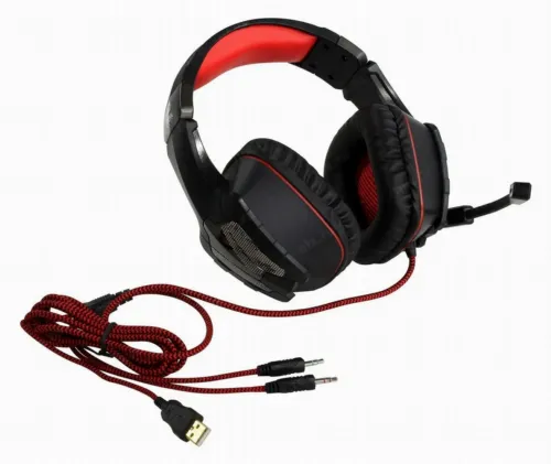Căști gaming QUMO Protector, Cu fir, Negru