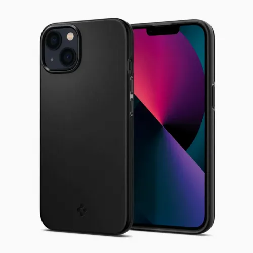 Чехол Spigen iPhone 13, Thin Fit, Чёрный