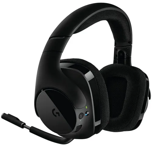 Căști gaming Logitech G533, Wireless/Cu fir, Negru