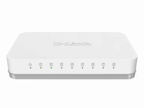 Switch de rețea D-Link DGS-1008A, 8x 10/100/1000 Mbps