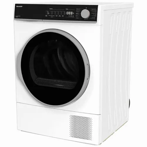 Сушильная машина Sharp KDNHB9S7GW2EE, 9кг, Белый