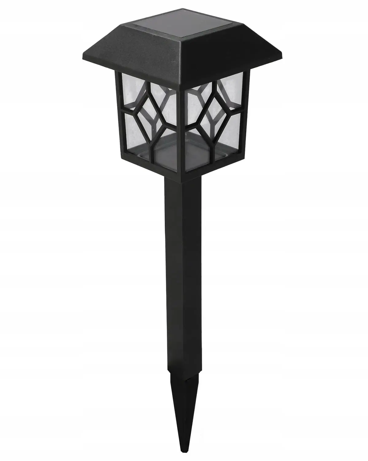 Lampa de gradina JUMI cu panou solar (forma felinar)
