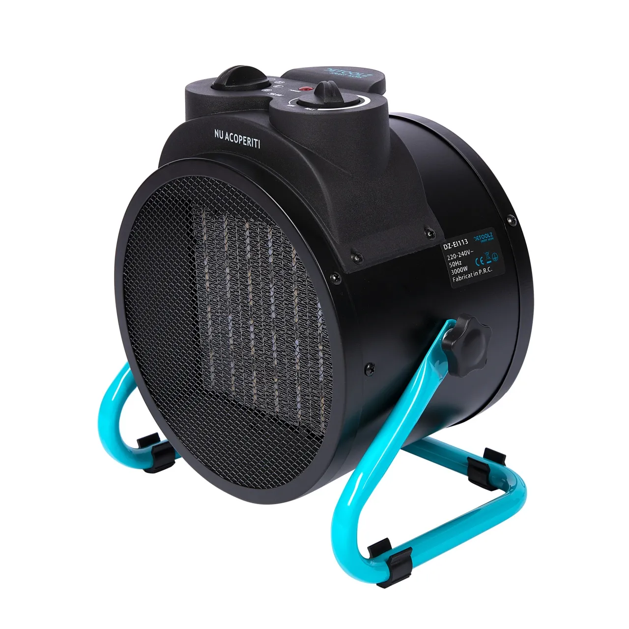 Керамическая тепловая пушка Detoolz 25/1500/3000 Вт, PTC — 2