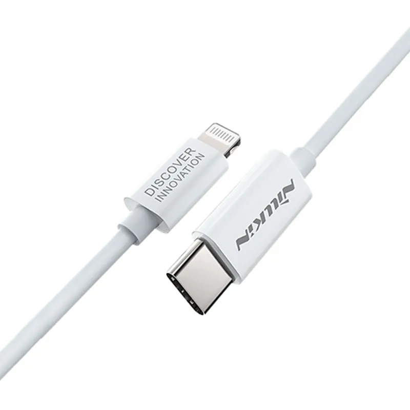 Кабель для зарядки и синхронизации Nillkin PD Superspeed, MFI, USB Type-C/Lightning, 1,2м, Белый