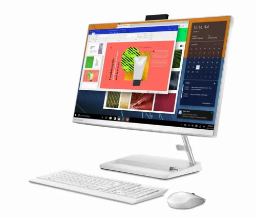Computer All-in-One Lenovo IdeaCentre 3 24ITL6, 23,8", Intel Core i3-1115G4, 8GB/256GB, Fără SO, Alb