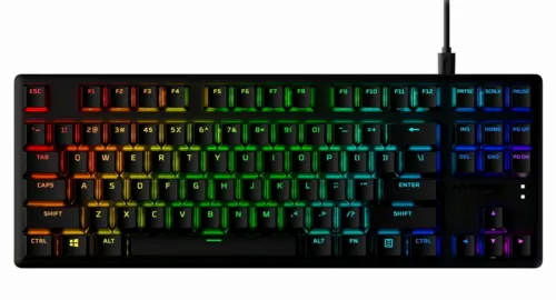 Tastatură HyperX Alloy Origins Core PBT, Cu fir, Negru