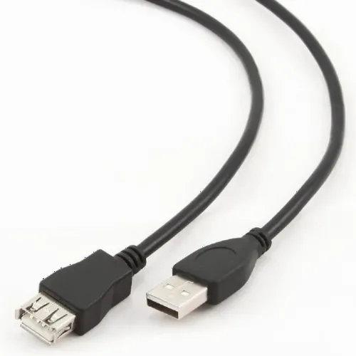 Cablu prelungitor Cablexpert CCP-USB2-AMAF-6, USB Type-A (M)/USB Type-A (F), 1,8m, Negru