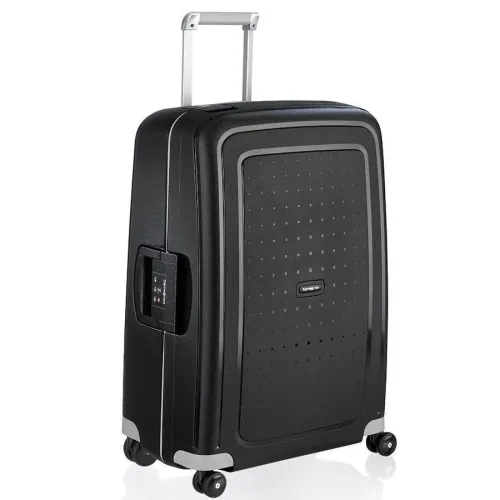 Valiza Samsonite S'CURE cu 4 roti 75/28 negru