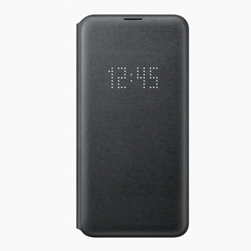 Husă tip carte Samsung LED Flip Wallet for Galaxy S10E, Negru
