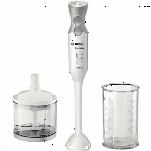 Blender de mână Bosch ErgoMixx MSM66150, Alb