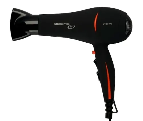 Uscător de păr Polaris PHD 2038Ti, 2000 W, Negru