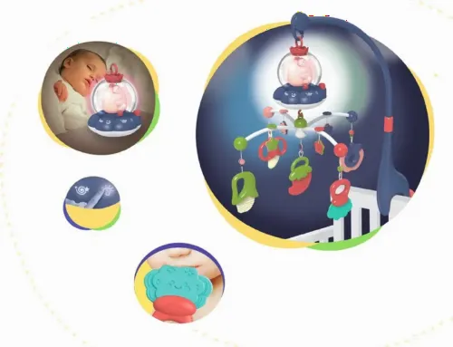 Proiector mobil cu muzica Kikka Boo All In One, Roz