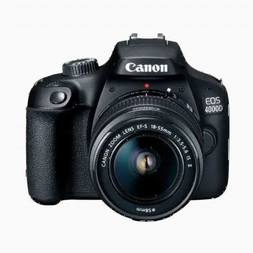 Aparat foto DSLR Canon EOS 4000D + EF-S 18-55 DC III, Negru