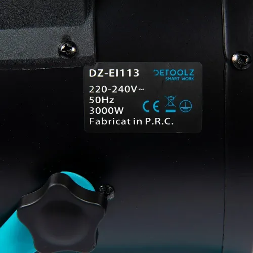 Керамическая тепловая пушка Detoolz 25/1500/3000 Вт, PTC