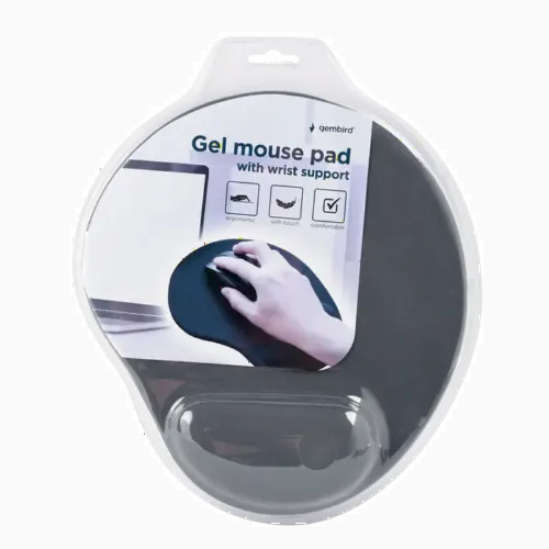 Mouse Pad Gembird MP-GEL-GR, 240mm x 220mm, Gri