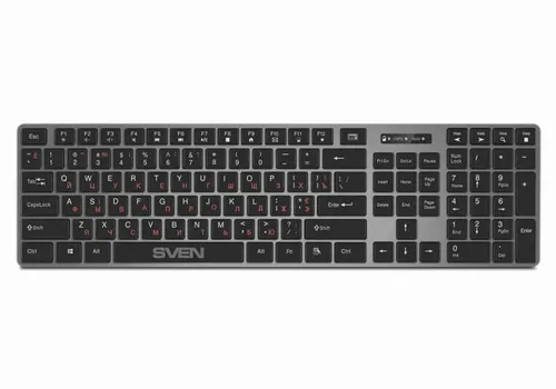 Set Tastatură + Mouse SVEN KB-C3000W, Fără fir, Negru