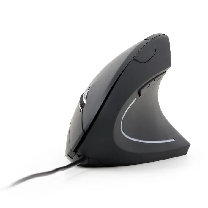 Mouse Gembird MUS-ERGO-01, Optical, 1200-3200 dpi, 6 buttons, Ergonomic, USB,  Black