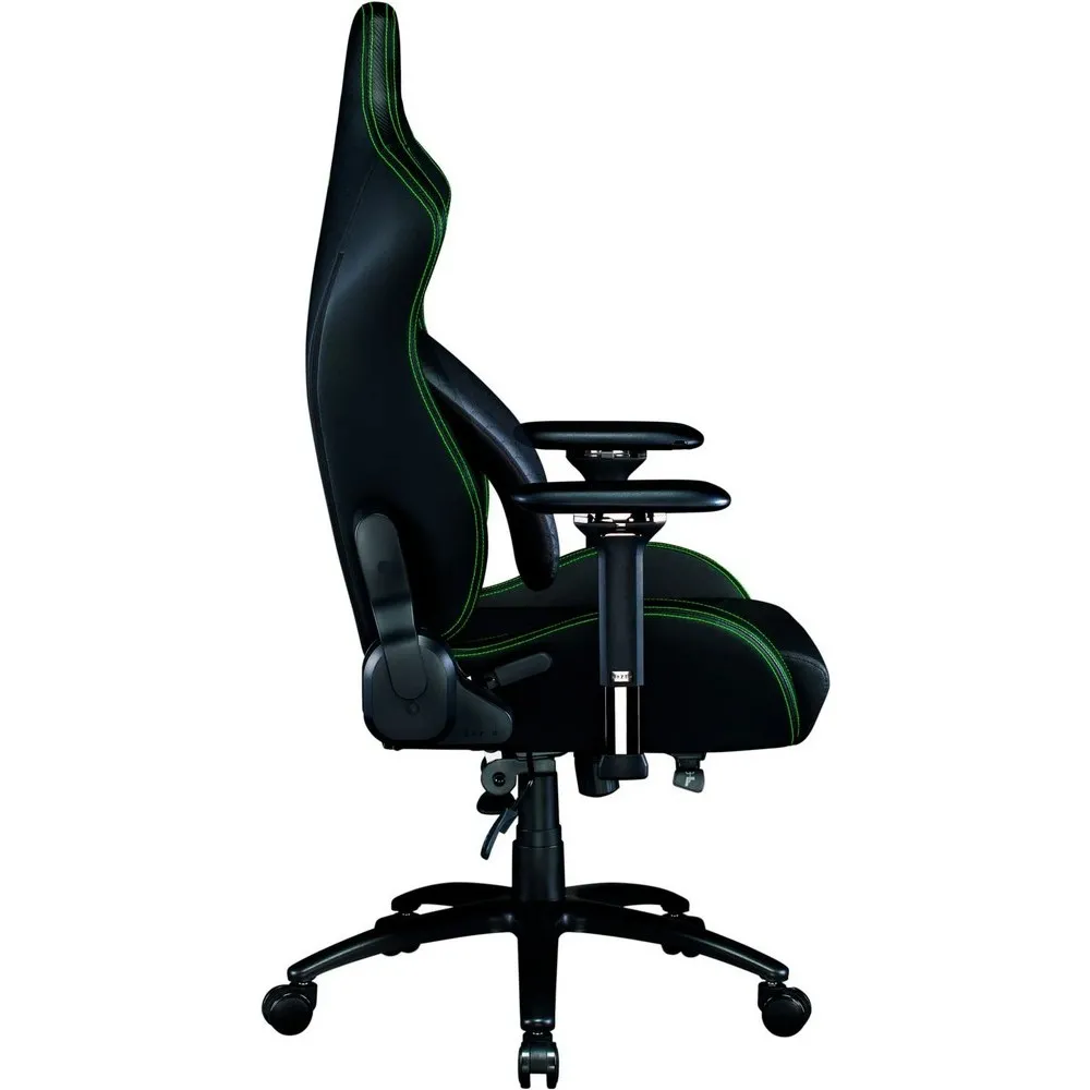 Scaun Gaming RAZER Iskur, PVC Piele, Negru/Verde