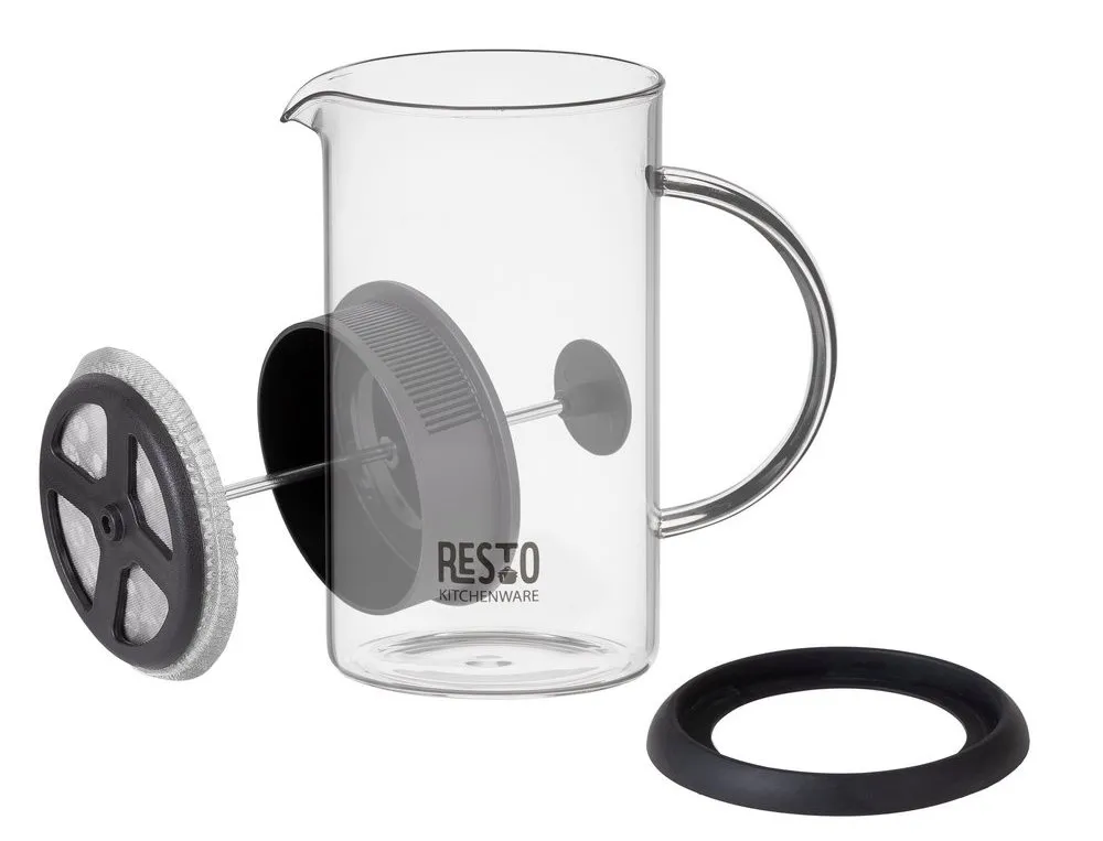 Cafetiera French Press RESTO 90502, 0,8L, Negru