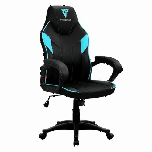Игровое кресло ThunderX3 EC1, Искусственная кожа, Черный/Синий