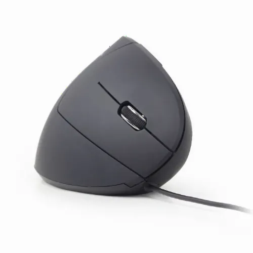 Mouse Gembird MUS-ERGO-01, Optical, 1200-3200 dpi, 6 buttons, Ergonomic, USB,  Black