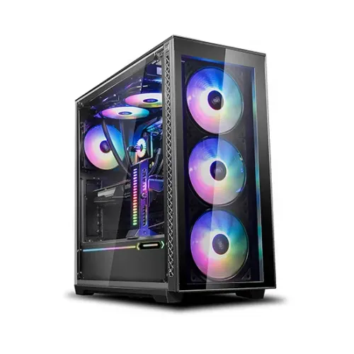 Компьютерный корпус Deepcool MATREXX 70 ADD-RGB 3F, Midi-Tower, ATX, Чёрный